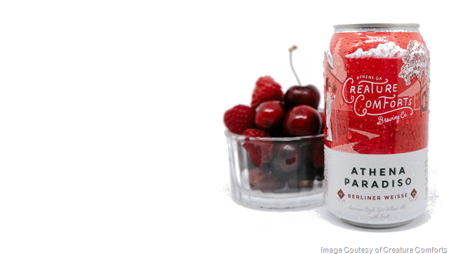 Creature Comforts Releasing Athena Paradiso w/Tart Cherry, Raspberry & Cranberry 2018