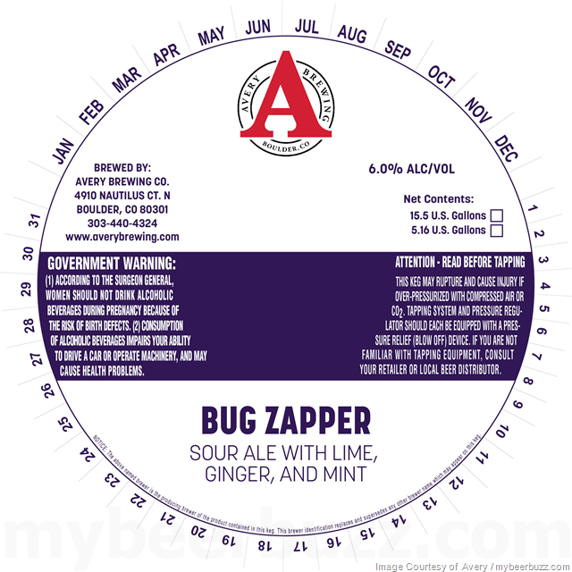 Avery Brewing – Bug Zapper Sour Ale