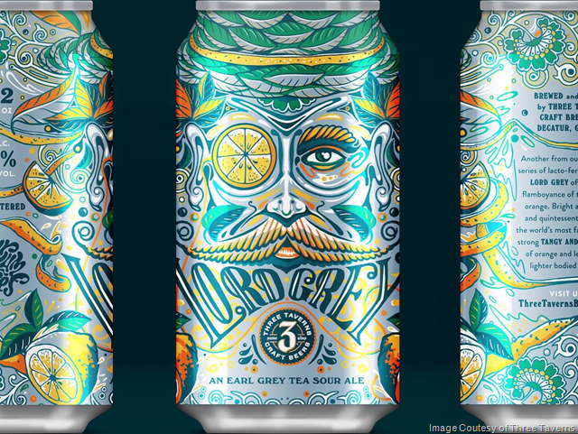 Three Taverns Releasing Lord Grey Earl Grey Tea Sour Cans