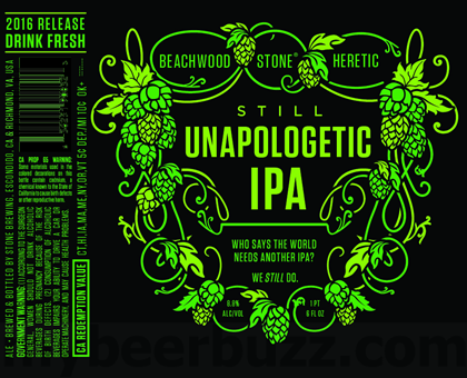 Stone Encore Series – Still Unapologetic IPA & Coffee Milk Stout