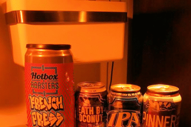 Sampling Oskar Blues Death By Coconut, IPA, Pinner & Hotbox Roasters Coffee