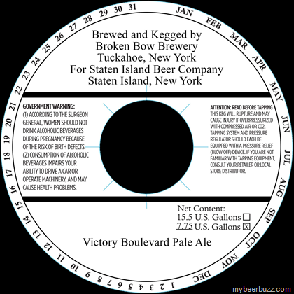 Staten Island Beer Co – Victory Boulevard Pale Ale