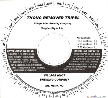 Village Idiot Brewing – Thong Remover Tripel