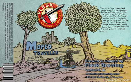 Flesk Brewing – Moped Traveler 16oz Cans