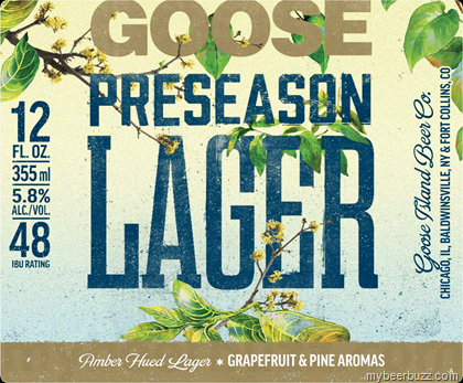 Goose Island – Preseason Lager Coming To Bottles