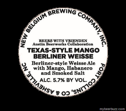 New Belgium – Texas-Style Mango Berliner Weisse