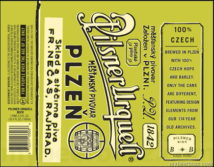 Pilsner Urquell – Retro Packaging