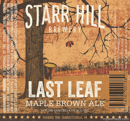 Starr Hill – Last Leaf Maple Brown Ale