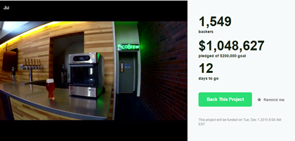 PicoBrew's Pico Crowdfunding Surpasses $1 Million