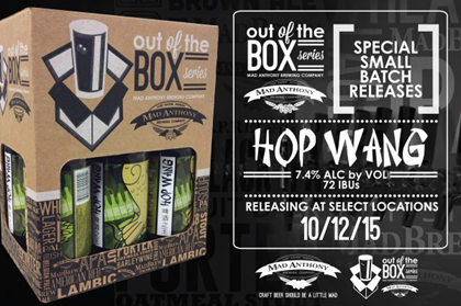 Mad Anthony Brewing Releasing “Out of the Box” Series Hop Wang 10/12