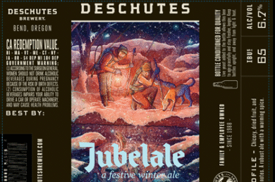 Deschutes Brewery Unveils the 2015 Jubelale Artwork