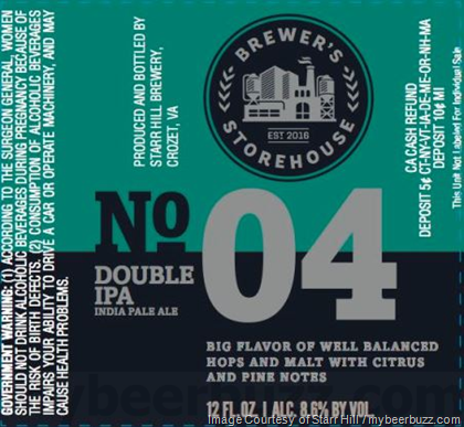 Brewer’s Storehouse No 4 – Double IPA