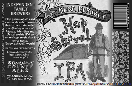 Bear Republic – Hop Shovel IPA Coming To Bottles