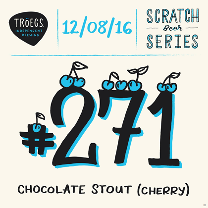 Troegs Releasing Scratch # 271 Chocolate Cherry Stout Today