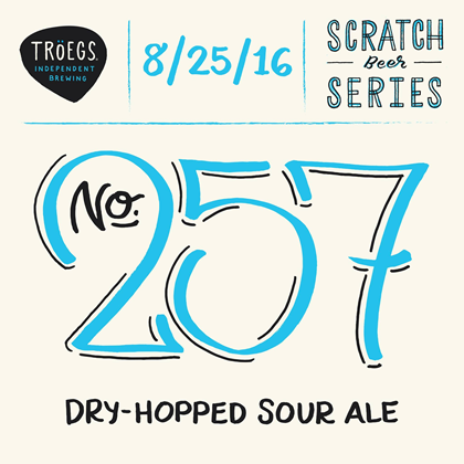 Troegs Releasing Scratch # 257 Dry-Hopped Sour Ale Today