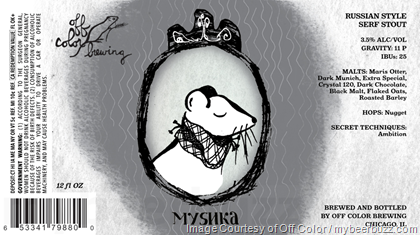 Off Color – Myshka Russian-Style Serf Stout