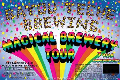 Bayou Teche Magical Brewery Tour 7-Year Anniversary Strawberry Ale