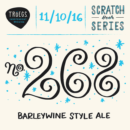 Troegs Scratch # 268 Barleywine Coming Today