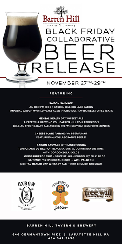 Barrel Hill – Black Friday Beer Releases