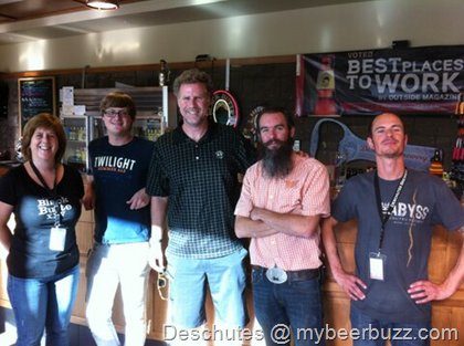 Will Ferrell Stops In @ Deschutes Brewery In Bend, OR