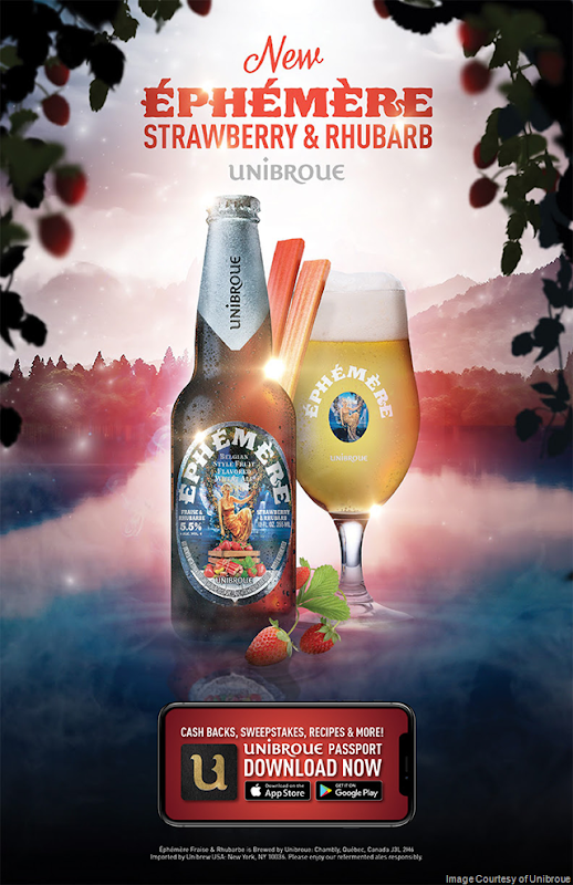 Unibroue Releases New In-App Augmented Reality Game Based on Limited Release Strawberry and Rhubarb Belgian-Style Wheat Ale