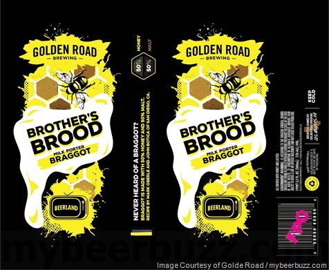 Golden Road Adding Brother’s Brood Milk Porter Braggot & HuckleBerry Haze 19.2oz Cans