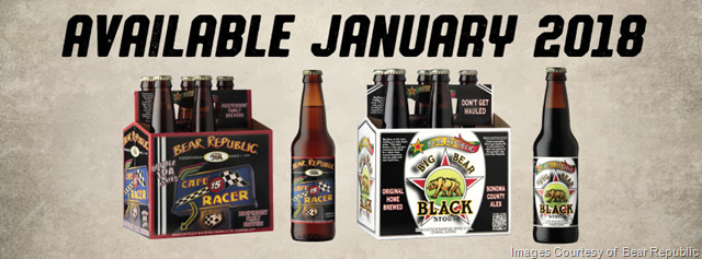Bear Republic Brewing Releases Seasonals Café Racer 15 and Big Bear Black Stout