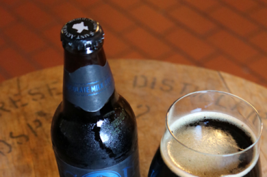 Saint Arnold Icon Blue Chocolate Milk Stout Inspired by Iconic Restaurateur
