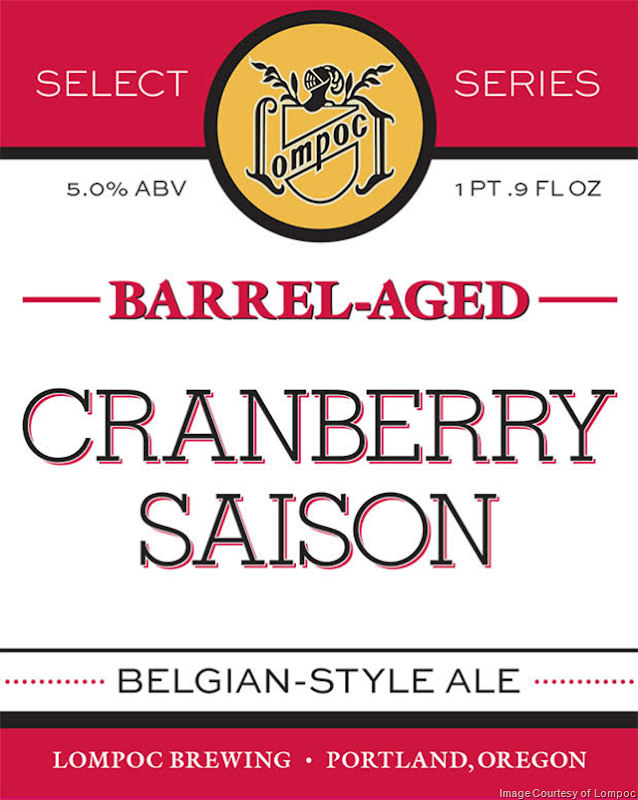 Lompoc Brewing to release Barrel Aged Cranberry Saison