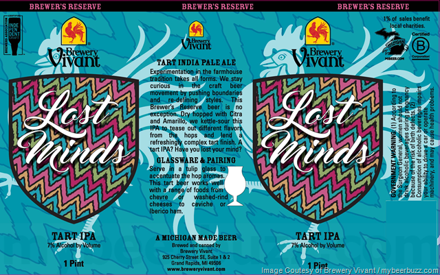 Brewery Vivant – Lost Minds, Love Shadow & Tart Side Of The Moon Return