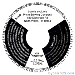 Prism Brewing Co–Love is evoL Ale