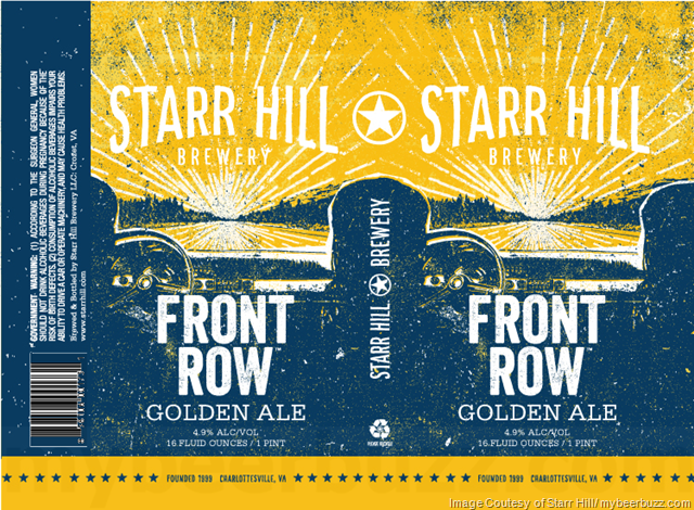 Starr Hill – Front Row Golden Ale