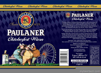 Paulaner Oktoberfest Wiesn Mug Can