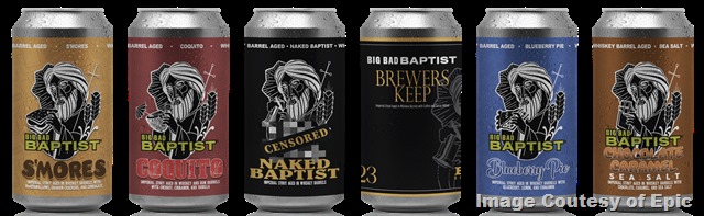 Epic Brewing Company Releases 2023 Big Bad Baptist Lineup (Cans Too)
