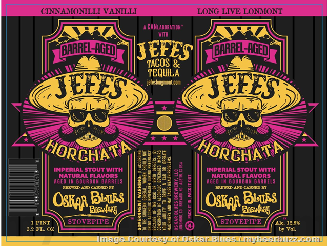 Oskar Blues Adding Jefe’s Horchata 19.2oz Cans