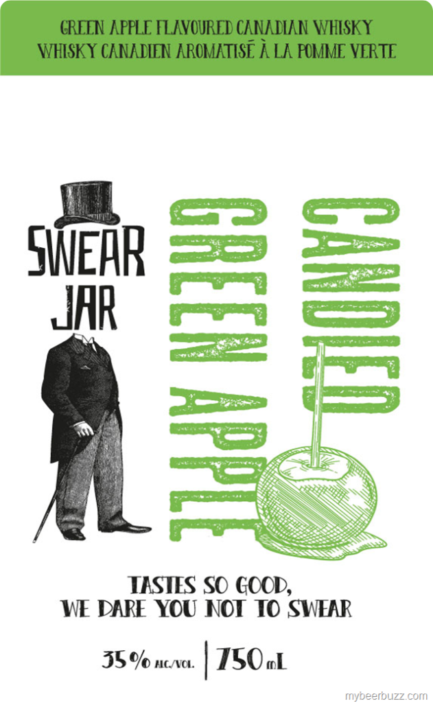 Swear Jar Candied Green Apple 6-Year Canadian Whiskey
