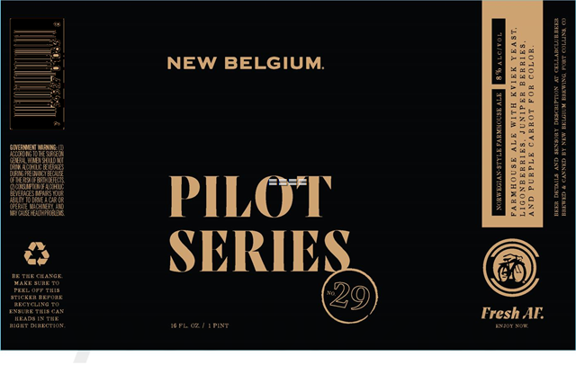 New Belgium Adding Pilot Series No 29 Norwegian-Style Farmhouse Ale