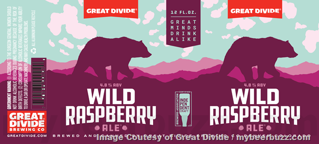 Great Divide Updating Wild Raspberry Ale, White Russian Yeti, American Lager, Titan, Yeti, Strawberry Rhubarb Sour, Experimental IPA & Hazy IPA