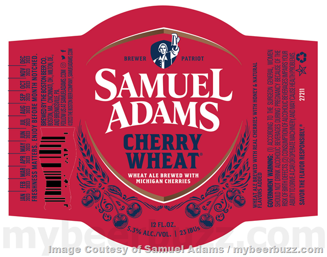 Samuel Adams Cherry Wheat Returning / Golden Pilsner