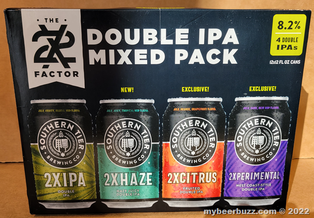 Mybeerbuzz .com Highlights The Southern Tier 2X Factor DIPA Mixed Pack