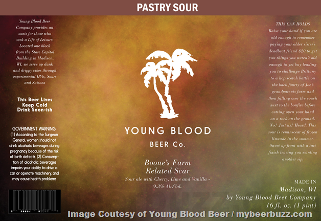Young Blood Beer Adding Boone’s Farm Related Scar