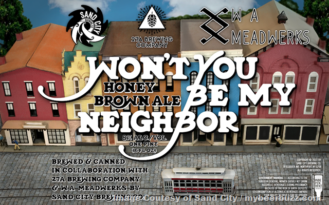 Sand City & 27A Brewing & WA Meadworks Team Up For Won’t You Be My Neighbor