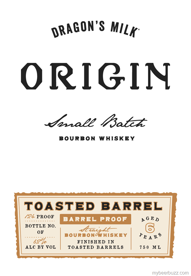 New Holland Dragon’s Milk Origin Small Batch Toasted Barrel Proof Straight Bourbon Whiskey