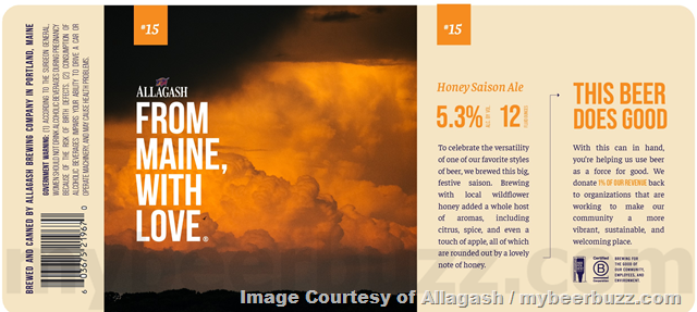 Allagash Adding From Maine With Love # 15