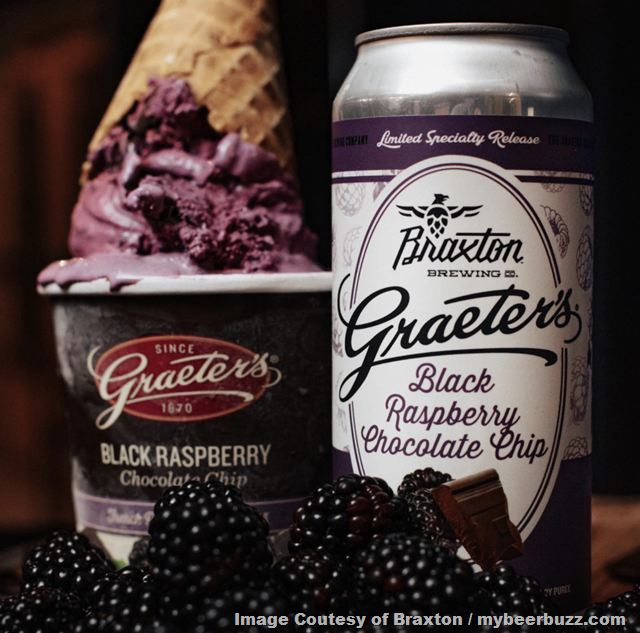 Graeter’s Ice Cream and Braxton Brewing Co. Re-Release Black Raspberry Chocolate Chip Milk Stout