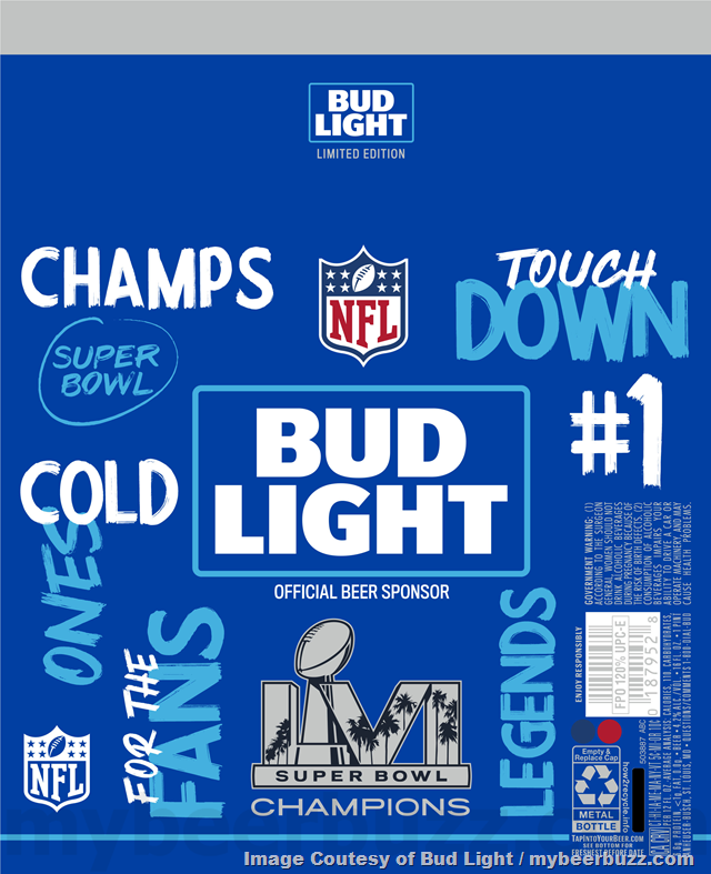 Bud Light Predicting Super Bowl Champions 2022 / Rainbow Packaging