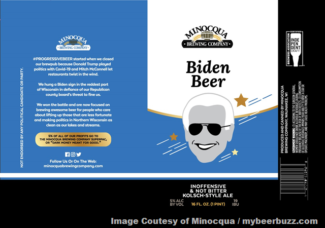 Minocqua Brewing Working On Biden Beer, Kamala Stout & AOC IPA