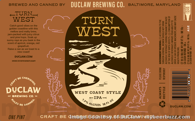 DuClaw Adding Turn West IPA Cans