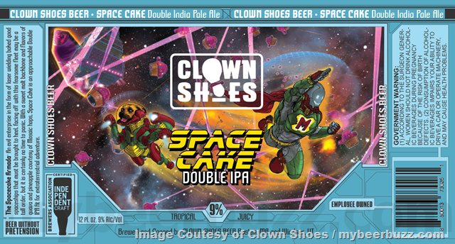 Clown Shoes Updating Space Cake, Bubble Farm, Mangö Kölsch, Luchador En Fuego, Haze Cake & Galactica / New Logo