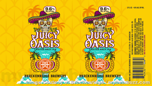 Breckenridge Brewery Adding Juicy Oasis / Agave Juicy Oasis Fruited Hazy IPAs/ Ridge Runner